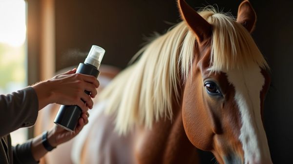 Offrez un nettoyage rapide à votre cheval avec un shampoing sec