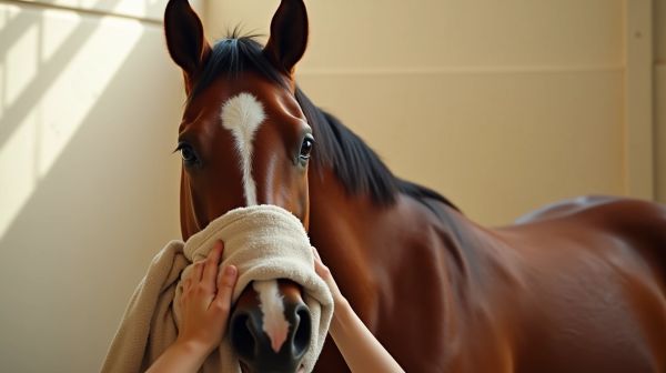 Offrez un nettoyage rapide à votre cheval avec un shampoing sec